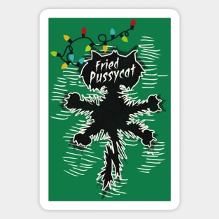 Fried Pussycat - Christmas Vacation Scene Magnet